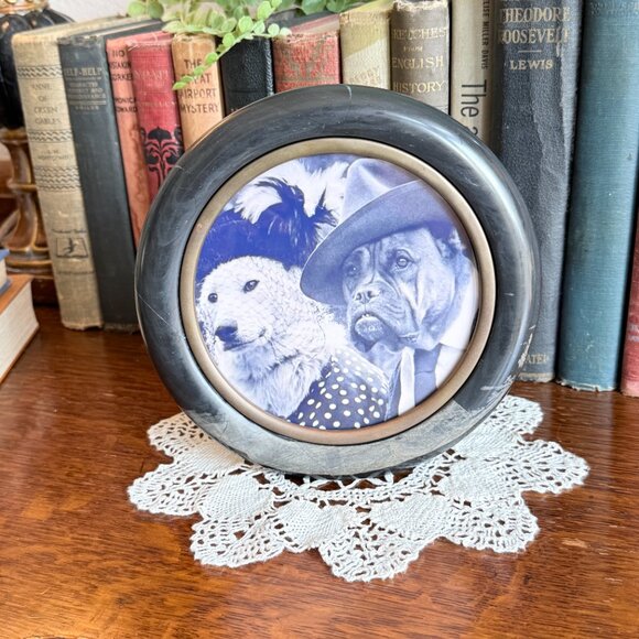 Unusual Marble and Brass Frame Made in Pakistan - Picture 4 of 13